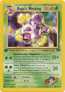 Koga's Weezing 50/132 - 1st Edition-Kantocards
