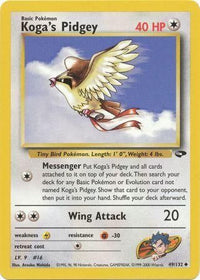 Koga's Pidgey 49/132-Kantocards