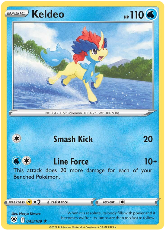 Keldeo 045/189 - Holo