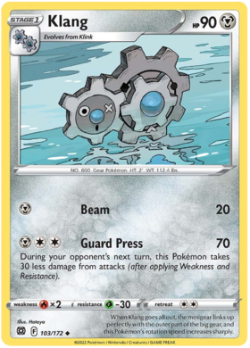 Klang 103/172 Reverse Holo