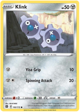 Klink 102/172 Reverse Holo