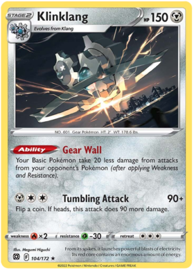 Klinklang 104/172 Reverse Holo