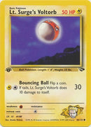 LT. Surge's Voltorb 86/132 - 1st Edition-Kantocards