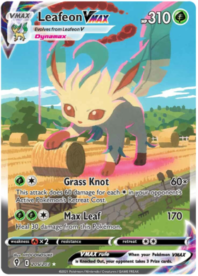 Leafeon VMAX - Alternate Art Secret 205/203