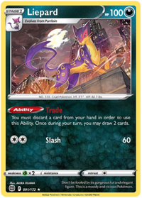 Liepard 091/172 Reverse Holo-Kantocards