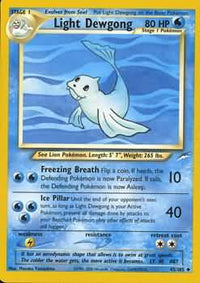Light Dewgong 45/105-Kantocards
