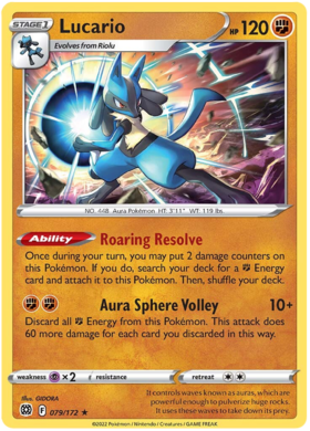 Lucario 079/172 - Holo