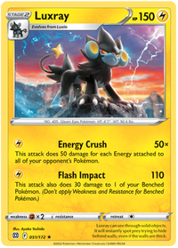 Luxray 051/172 - Rare-Kantocards
