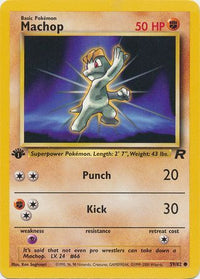 Machop 59/82 - 1st Edition-Kantocards