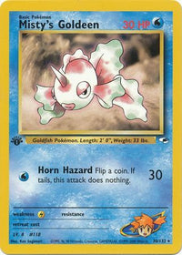 Misty's Goldeen 30/132 - 1ST EDITION-Kantocards