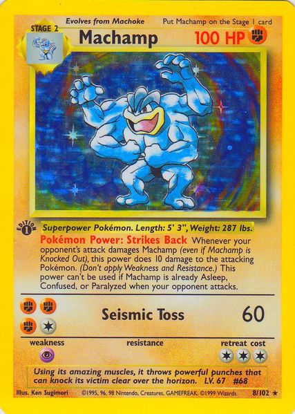 Machamp  8/102 - 1st Edition
