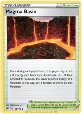 Magma Basin 144/172 Reverse Holo
