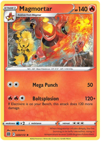 Magmortar 020/172 Reverse Holo-Kantocards