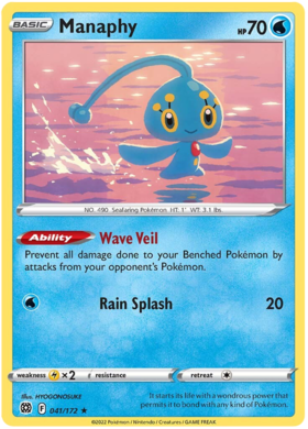 Manaphy - Rare 041/172