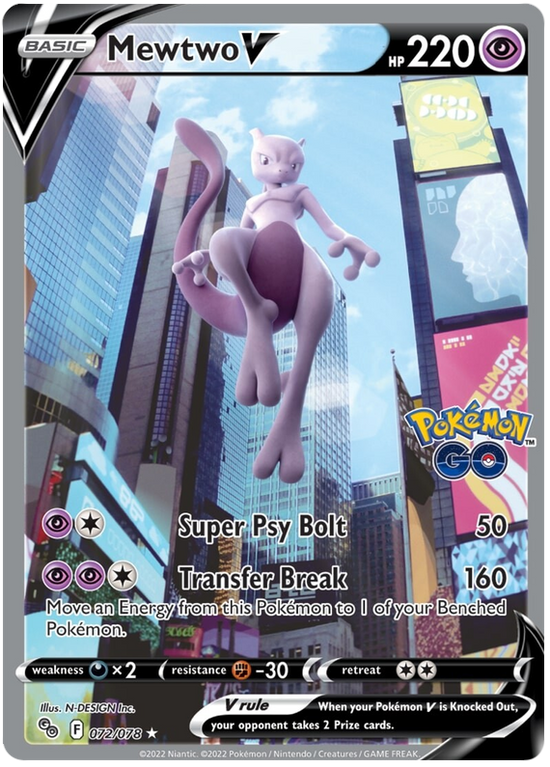 Mewtwo  V 072/078 - Español
