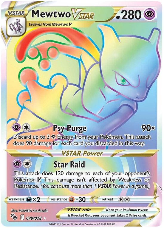 Mewtwo VStar 079/078 - Español