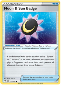 Moon & Sun Badge 151/203-Kantocards