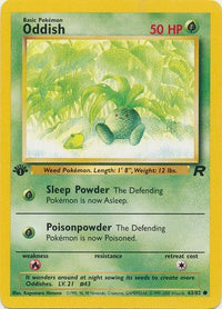 Oddish 63/82 - 1st Edition-Kantocards