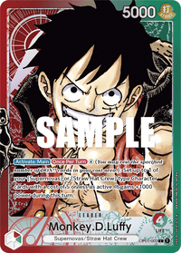 Monkey D. Luffy OP-01-003 Arte Alterno-Kantocards