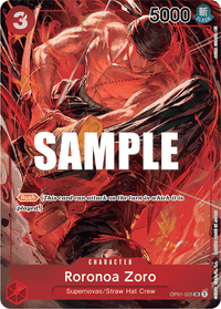 Roronoa Zoro OP-01-025 Arte Alterno-Kantocards