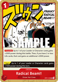 Radical Beam!! OP-01-029-Kantocards