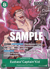 Eustass"Captain"Kid OP01-051 Arte Alterno-Kantocards