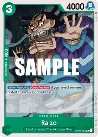 Raizo OP-01-052-Kantocards