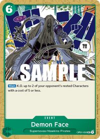 Demon Face OP-01-056-Kantocards