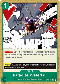 Paradise Waterfall OP-01-057-Kantocards