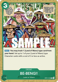 Be-Beng!! OP-01-059-Kantocards