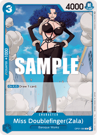 Miss Doublefinger (Zala) OP-01-080-Kantocards