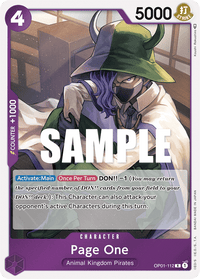 Page One OP-01-112-Kantocards