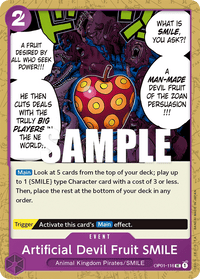 Artificial Devil Fruit Smile OP-01-116-Kantocards