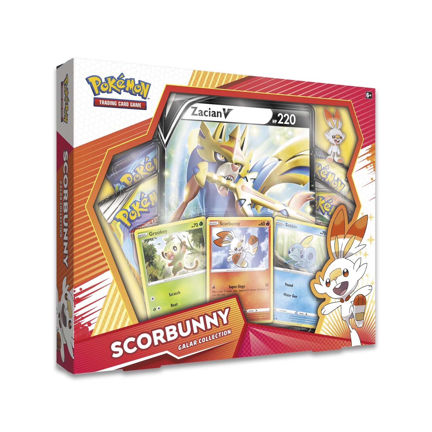 Pokémon Galar Collection Box Scorbunny-Kantocards