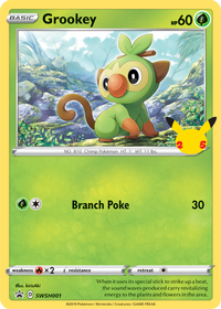 Carta Jumbo Grookey SWSH001 Ingles-Kantocards
