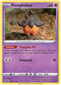 Pumpkaboo 076/203-Kantocards