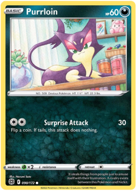 Purrloin 090/172 Reverse Holo