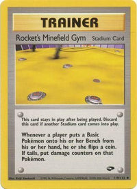 Rocket's Minefield GYM 119/132-Kantocards