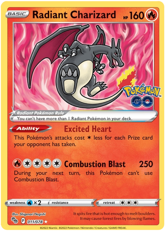 Radiant Charizard 011/078