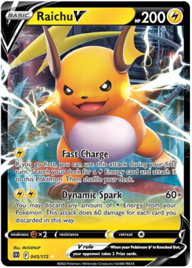 Raichu V 045/172-Kantocards