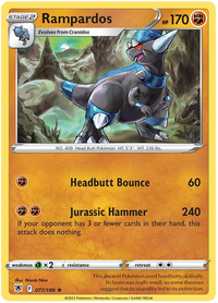 Rampardos 077/189 - Holo-Kantocards