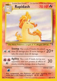 Rapidash 60/110-Kantocards