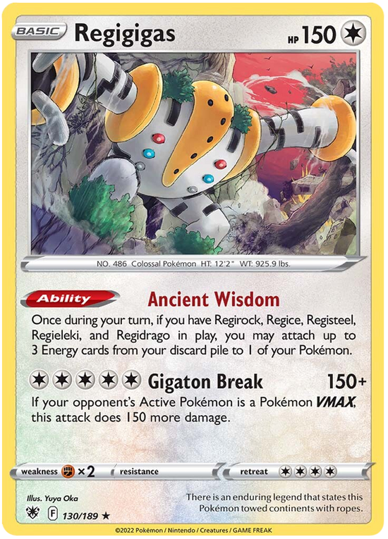 Regigigas 130/189 - Holo