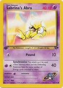 Sabrina's Abra 93/132 - 1st Edition-Kantocards