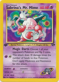 Sabrina's Mr. Mime 59/132 - 1st Edition-Kantocards