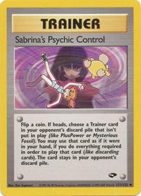 Sabrina's Psychic Control 121/132-Kantocards