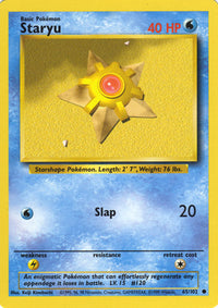 Staryu 65/102-Kantocards