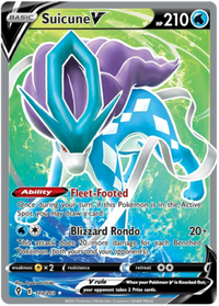 Suicune V 173/203-Kantocards