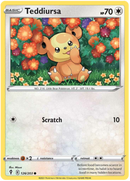 Teddiursa 126/203-Kantocards