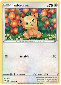 Teddiursa 126/203-Kantocards